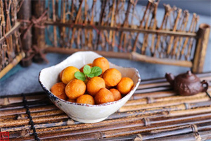 这些自制的没有肉肉的丸子,味道超级赞哦!