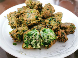 这些自制的没有肉肉的丸子,味道超级赞哦!