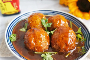 这些自制的没有肉肉的丸子,味道超级赞哦!